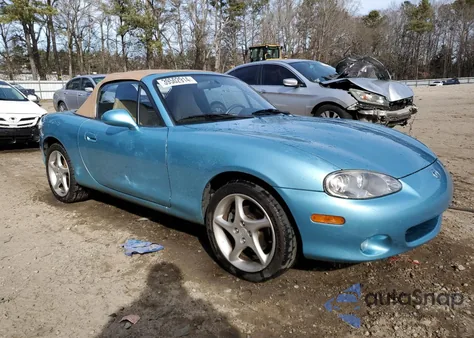 2002 Mazda Mx-5 Miata Base from USA, damaged, VIN JM1NB353920221667